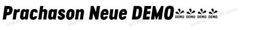 Prachason Neue DEMO字体转换